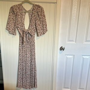 Floral Print Maxi Dress